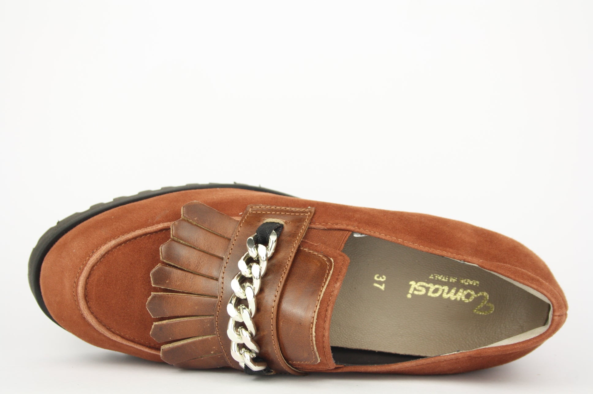 SOLE N.ALMA MATTONE MOCASSINO DONNA