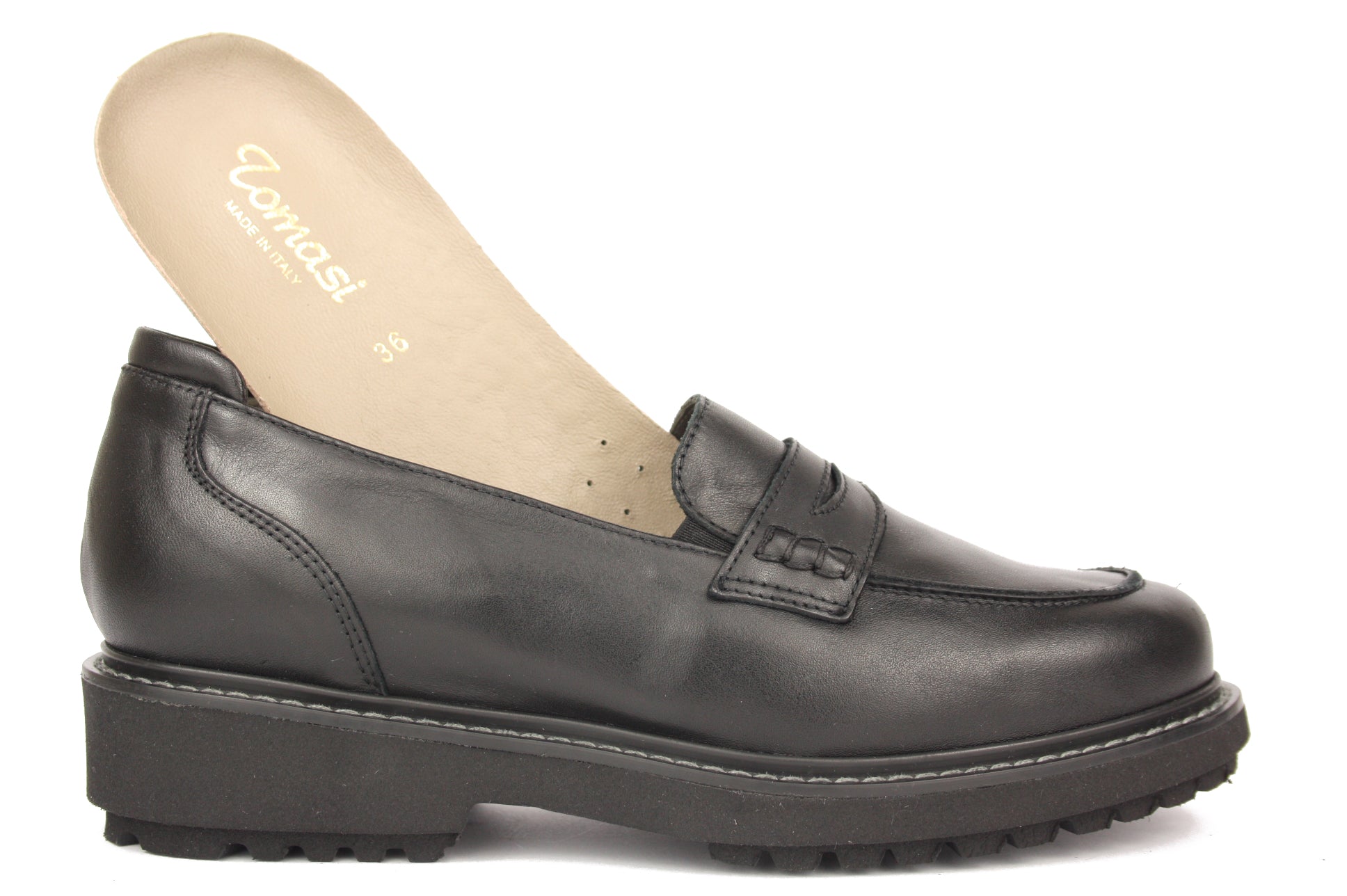 PAGGET - N.ALMA NERO MOCASSINO DONNA