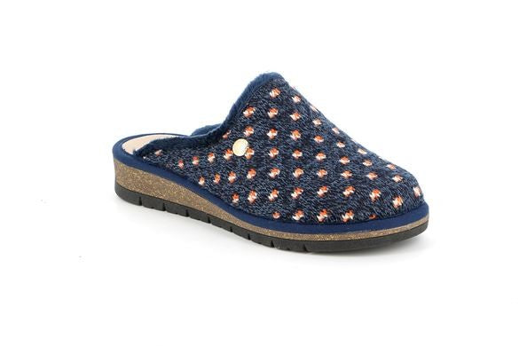 DOLA CI2681 BLU PANTOFOLA PUNTA CHIUSA PANTOFOLE