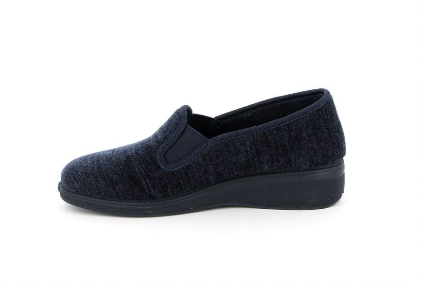 IRAE PA0672 BLU PANTOFOLA TUTTA CHIUSA PANTOFOLE