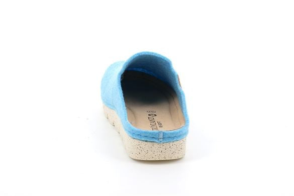 POFF CI2777 AZZURRO PANTOFOLA PUNTA CHIUSA PANTOFOLE