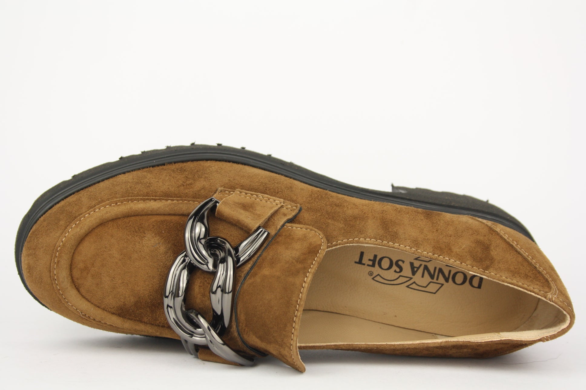 D1611 CUOIO MOCASSINO DONNA