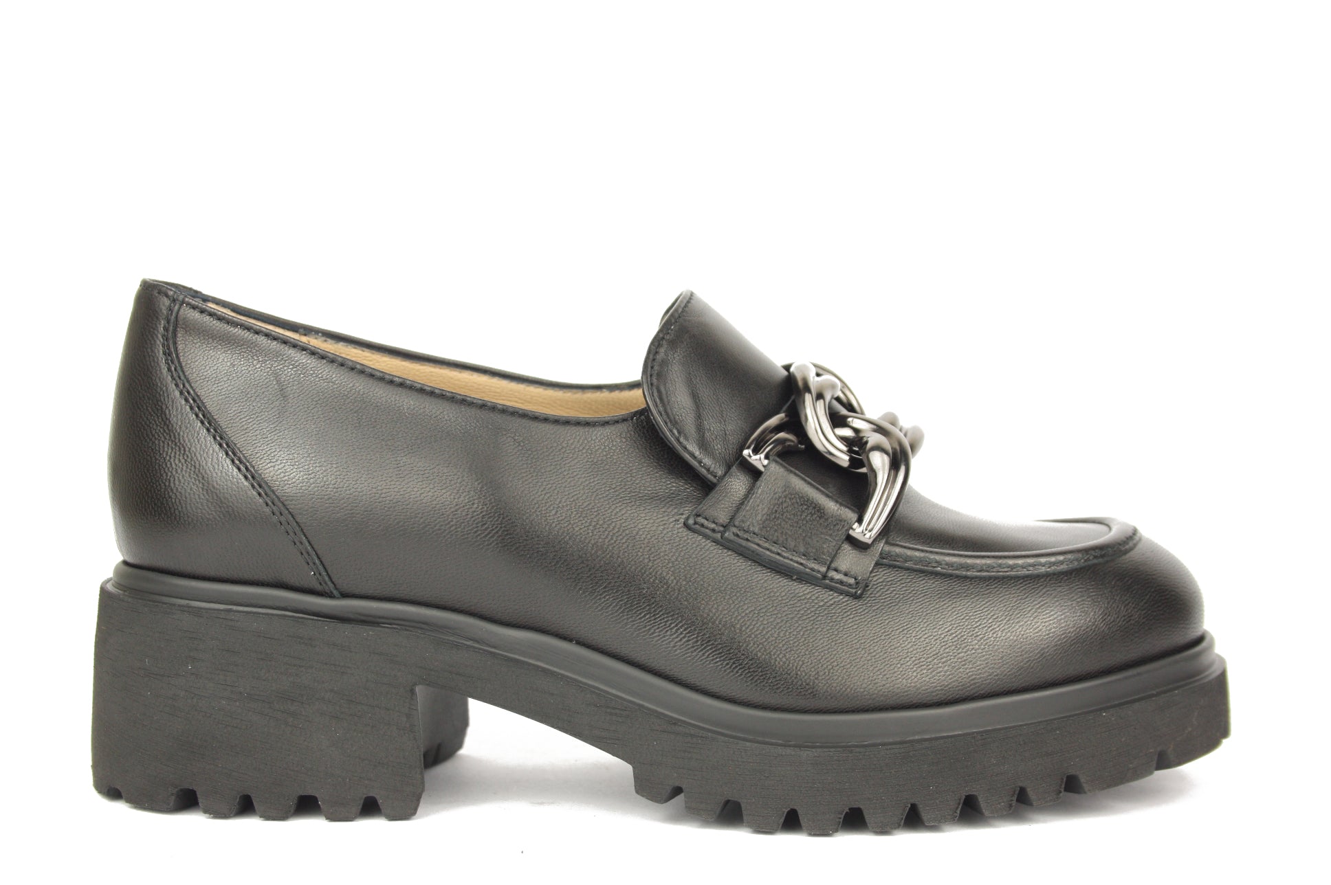 D1611 NERO MOCASSINO DONNA