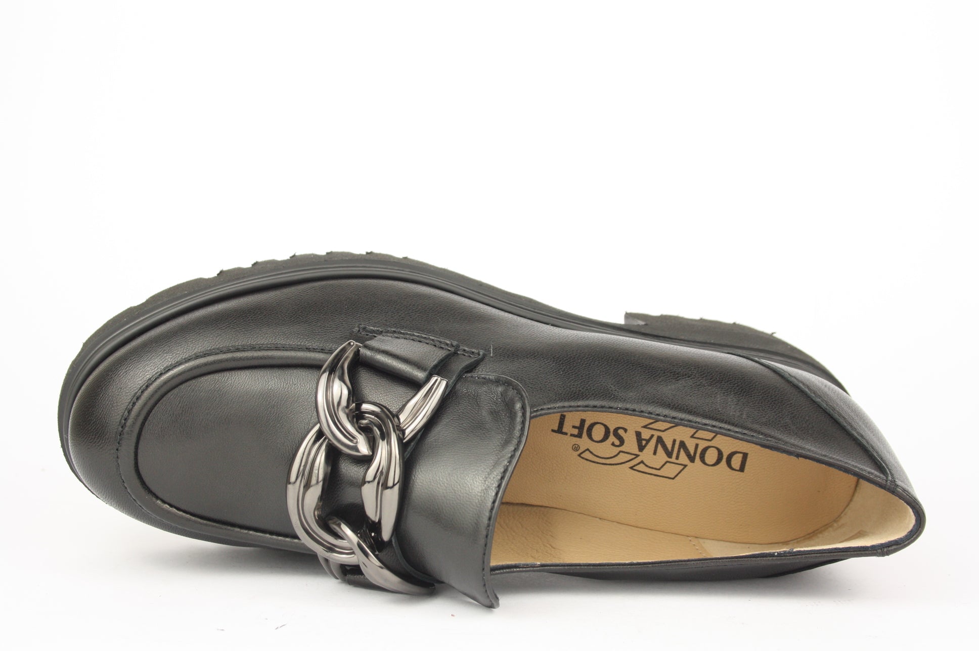 D1611 NERO MOCASSINO DONNA