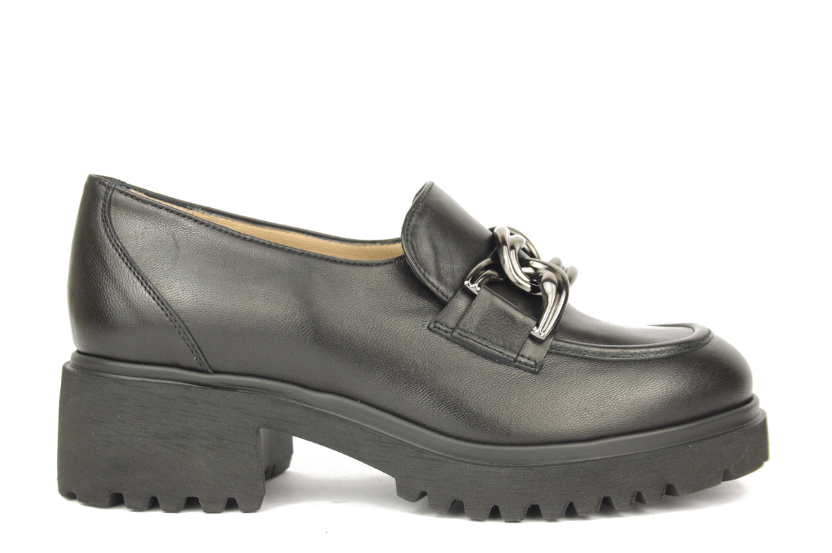 D1611 NERO MOCASSINO DONNA