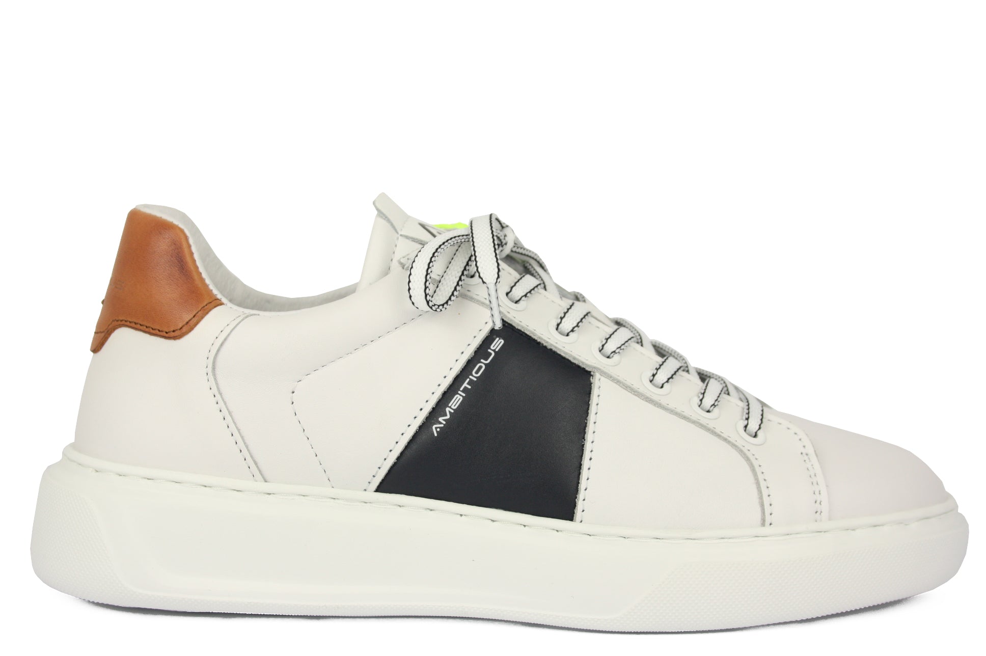 12862A BIANCO LACCI UOMO
