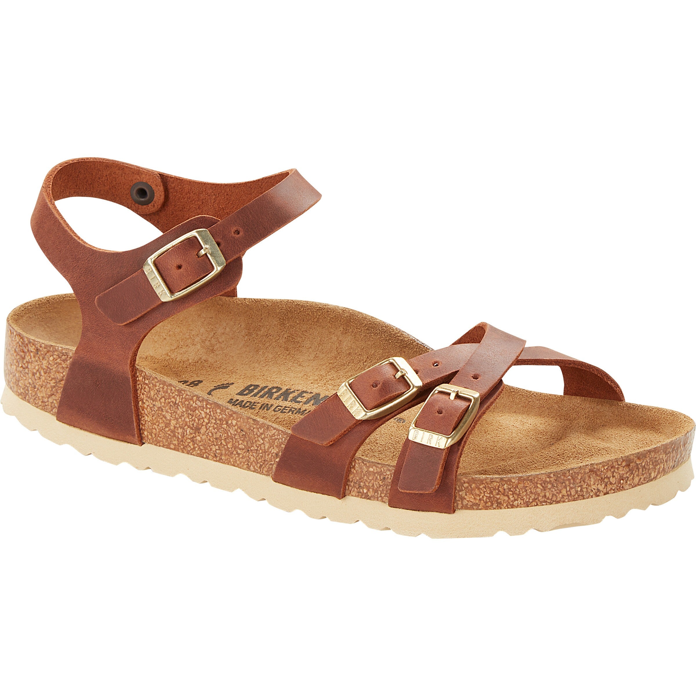 KUMBA COGNAC SANDALO UNISEX CALZATURE