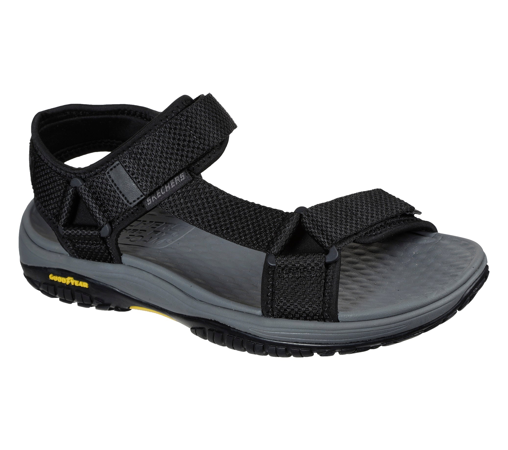 204351 LOMELL NERO SANDALO UOMO