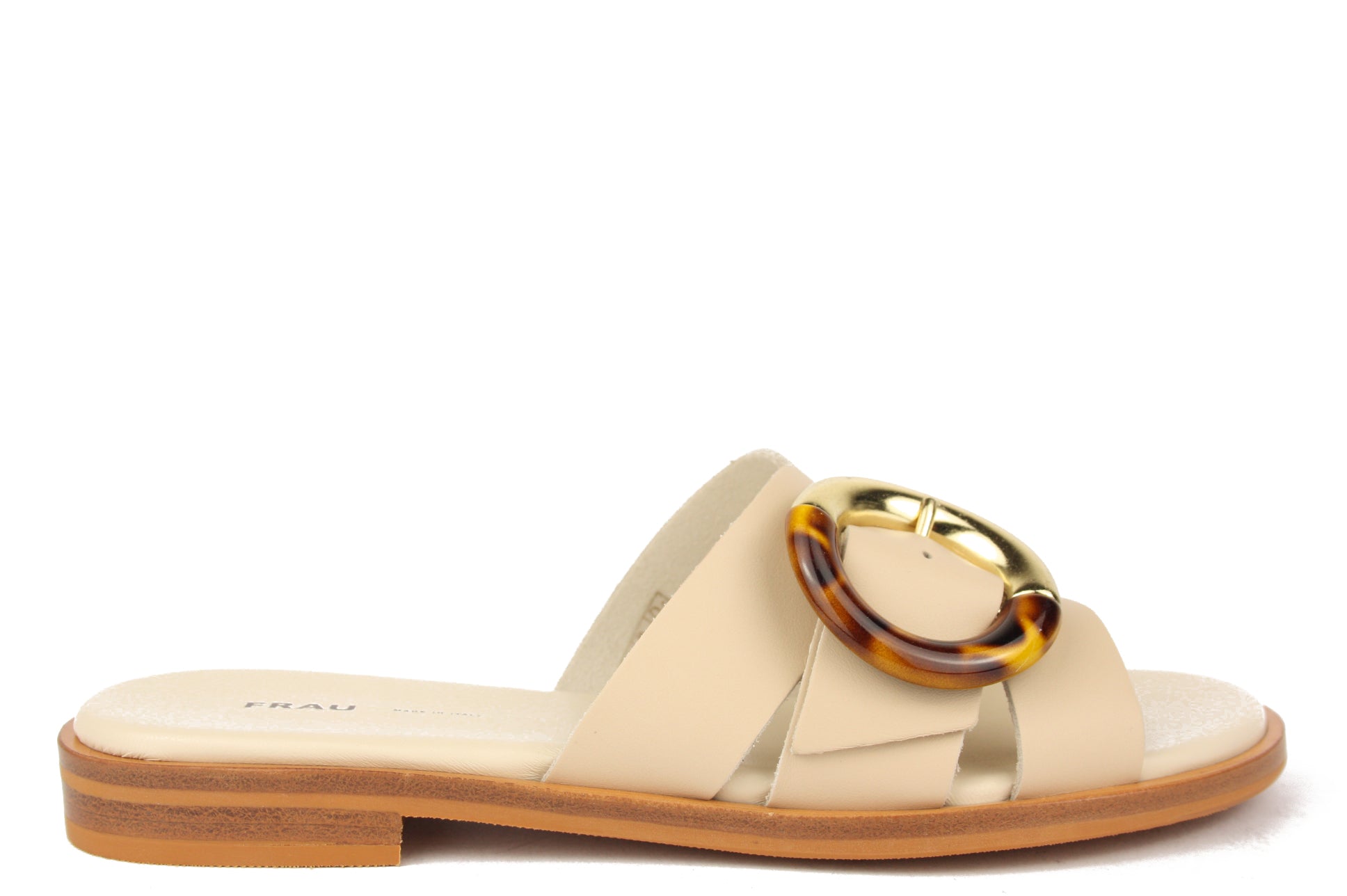 86T7 BEIGE CIABATTA SANDALO DONNA