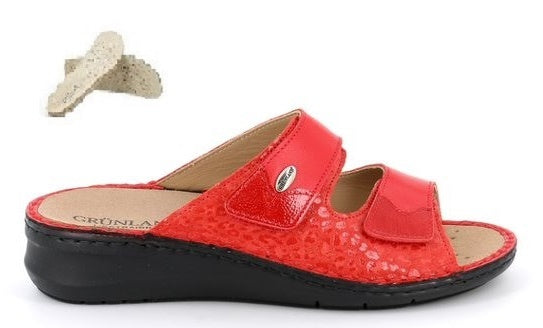 DAMI CE0256 ROSSO CIABATTA SANDALO DONNA