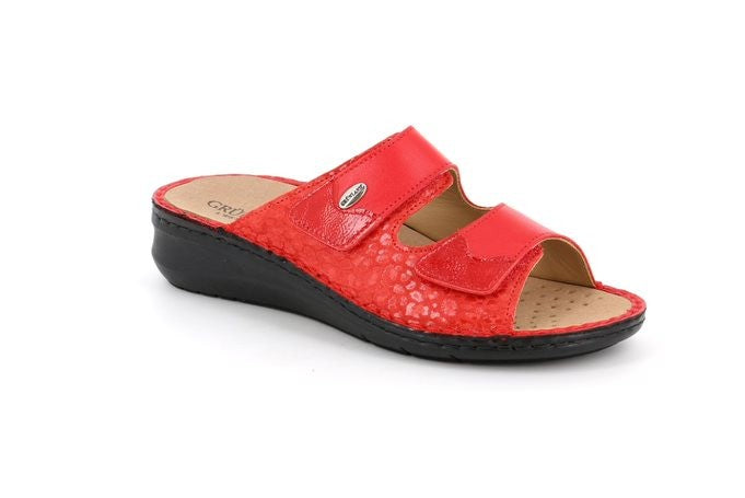 DAMI CE0256 ROSSO CIABATTA SANDALO DONNA