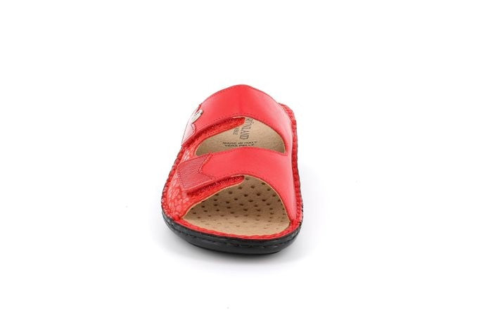 DAMI CE0256 ROSSO CIABATTA SANDALO DONNA