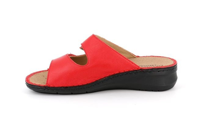 DAMI CE0256 ROSSO CIABATTA SANDALO DONNA