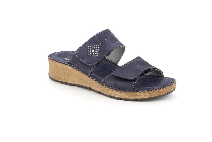 PALO CI1846 BLU CIABATTA SANDALO DONNA