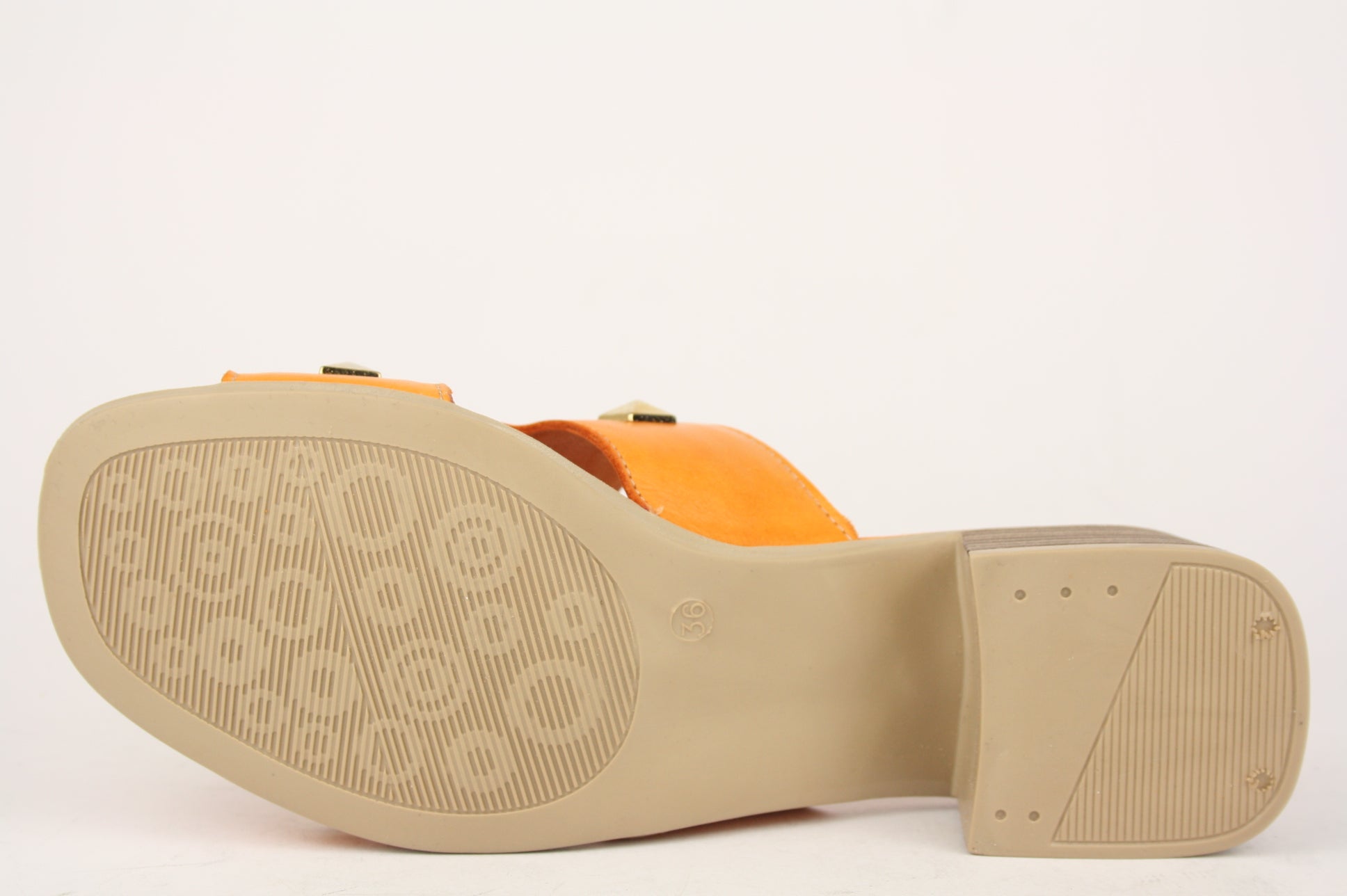 K56018 ARANCIO CIABATTA SANDALO DONNA
