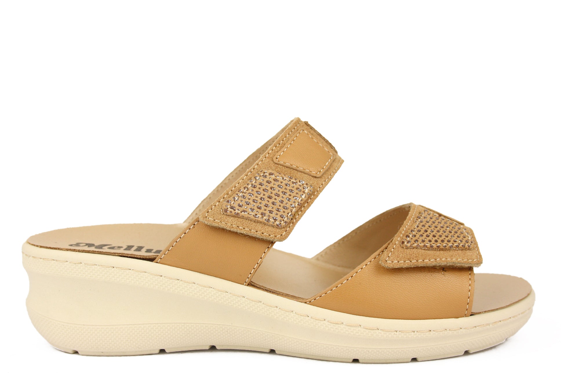 K95207 BEIGE CIABATTA SANDALO DONNA