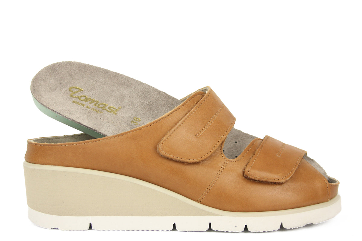 KATIUSCIA ORTHO CUOIO CIABATTA SANDALO DONNA