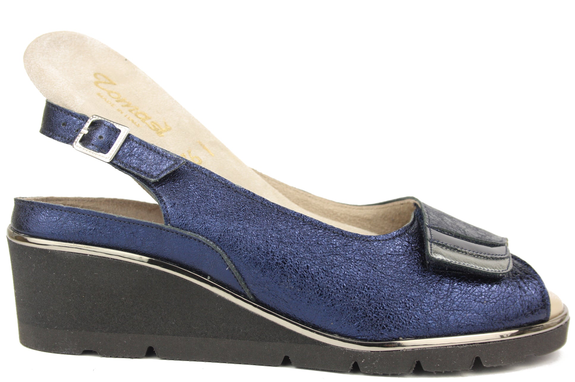 POMEZIA S. - BEAUTY BLU SANDALO DONNA