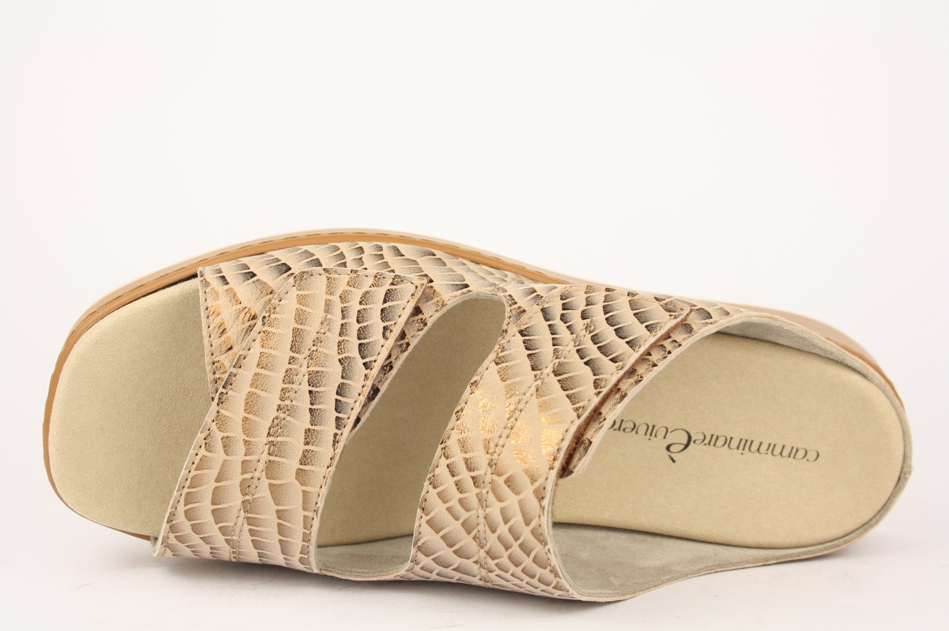 KALANIA-CAMM.VIVERE BRONZO CIABATTA SANDALO DONNA