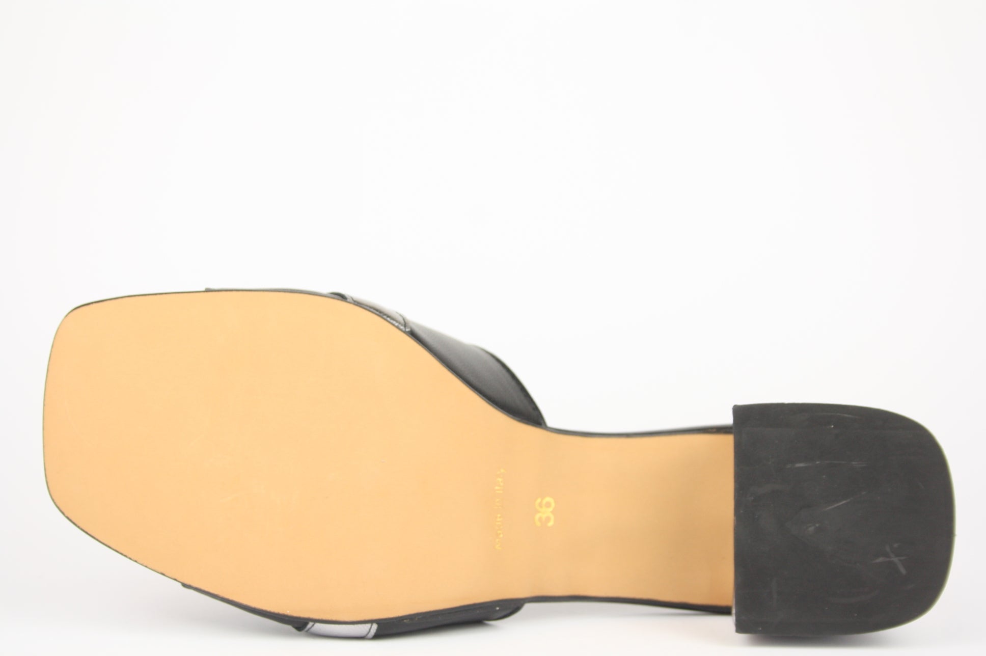 1733 NERO CIABATTA SANDALO DONNA