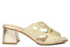 1790 ORO. CIABATTA SANDALO DONNA