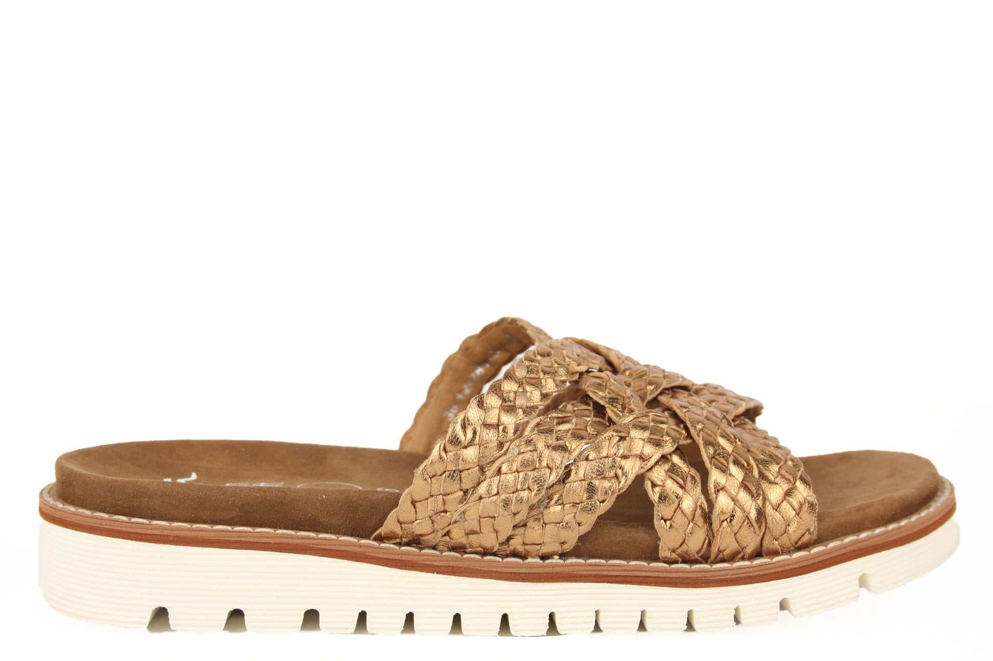1228120 BRONZO CIABATTA SANDALO DONNA