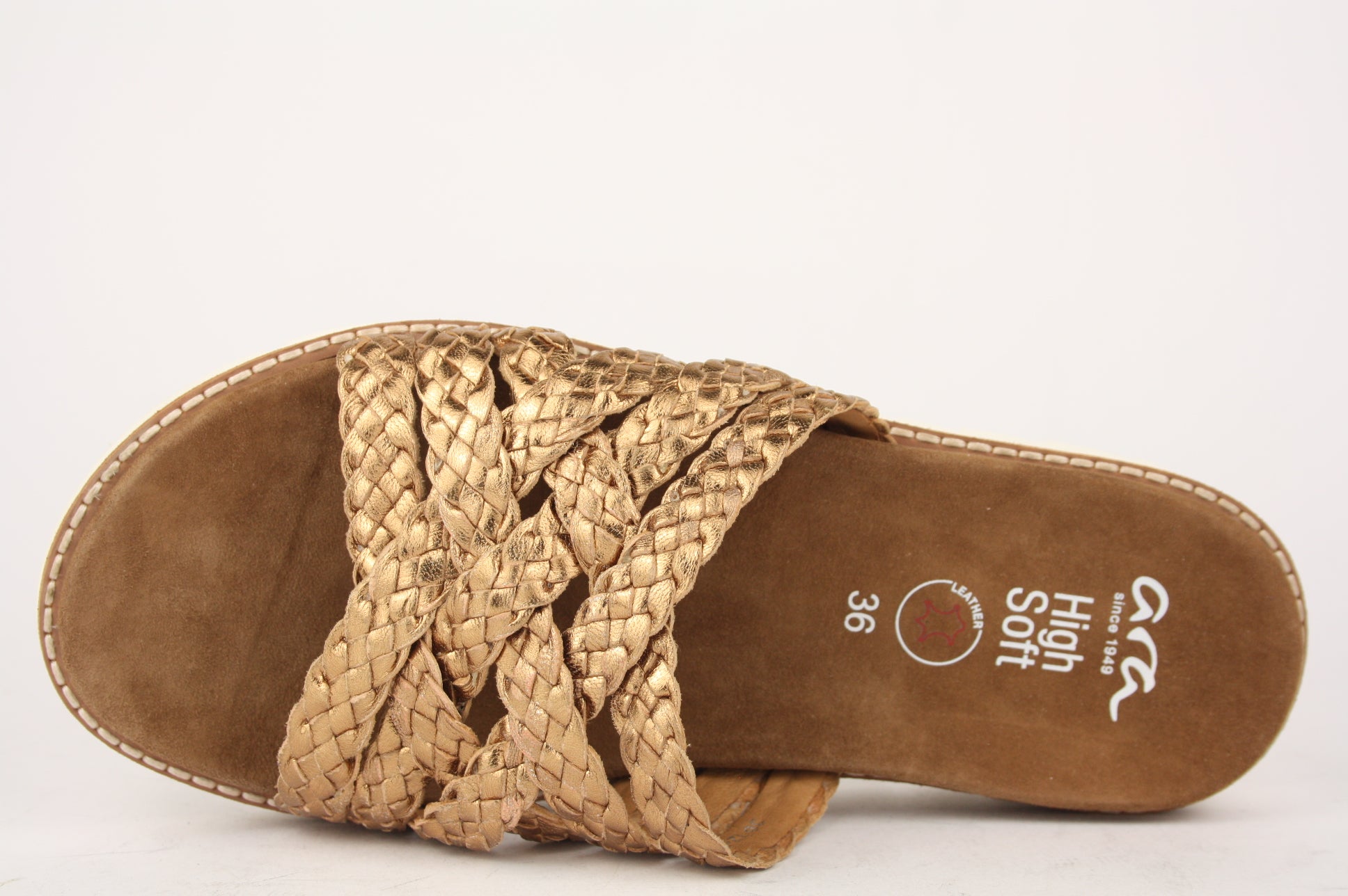 1228120 BRONZO CIABATTA SANDALO DONNA