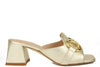 1051 PLATINO CIABATTA SANDALO DONNA