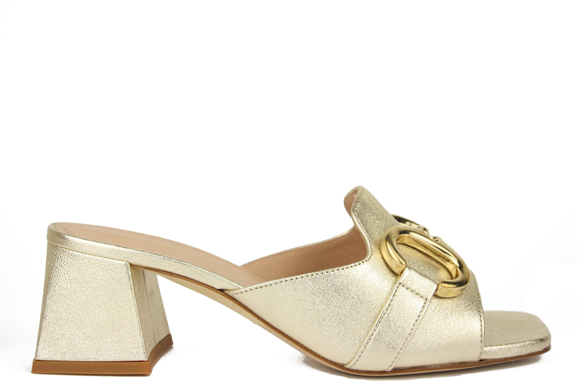 1051 PLATINO CIABATTA SANDALO DONNA