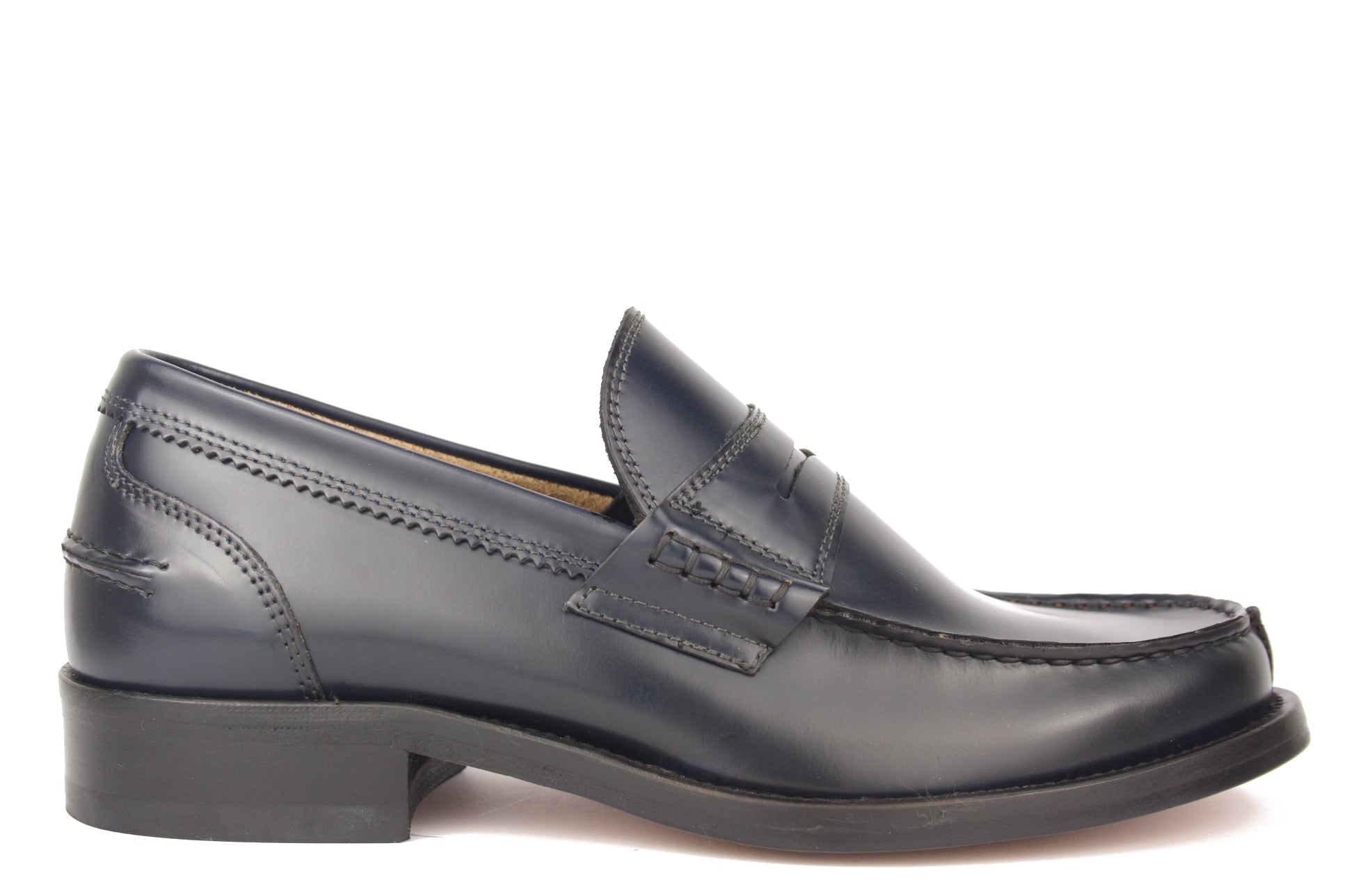 14566 BLU MOCASSINO UOMO