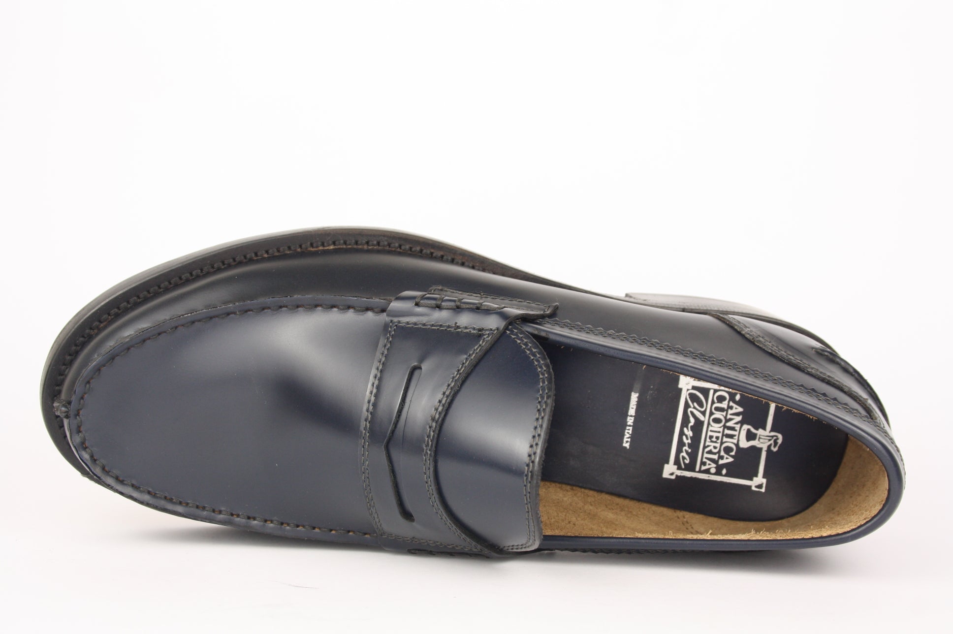 14566 BLU MOCASSINO UOMO