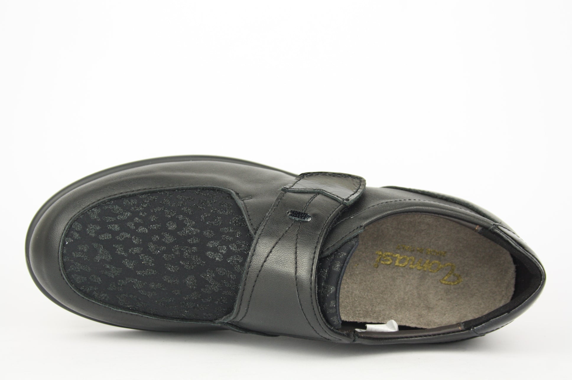 EMILIA - ALPI NERO CHIUSURA A STRAPPO DONNA