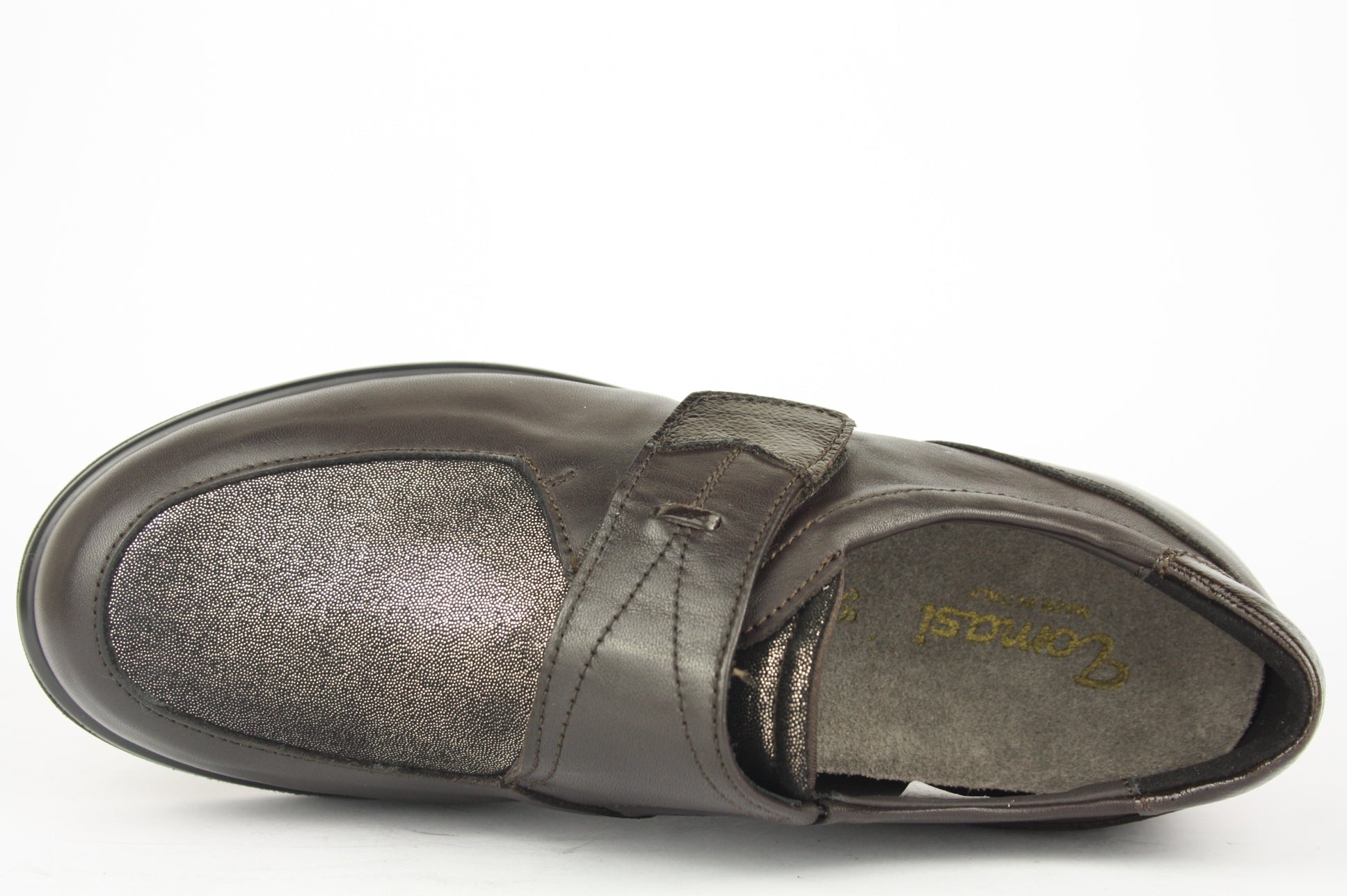 EMILIA - ALPI MARRON CHIUSURA A STRAPPO DONNA