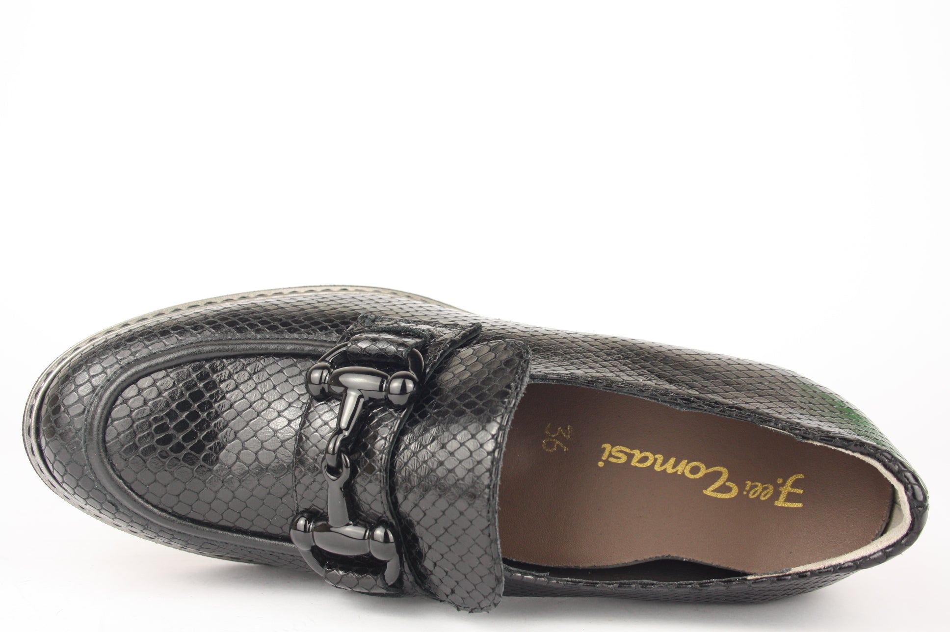 LEILA ACC-ALTAMICRO NERO MOCASSINO DONNA