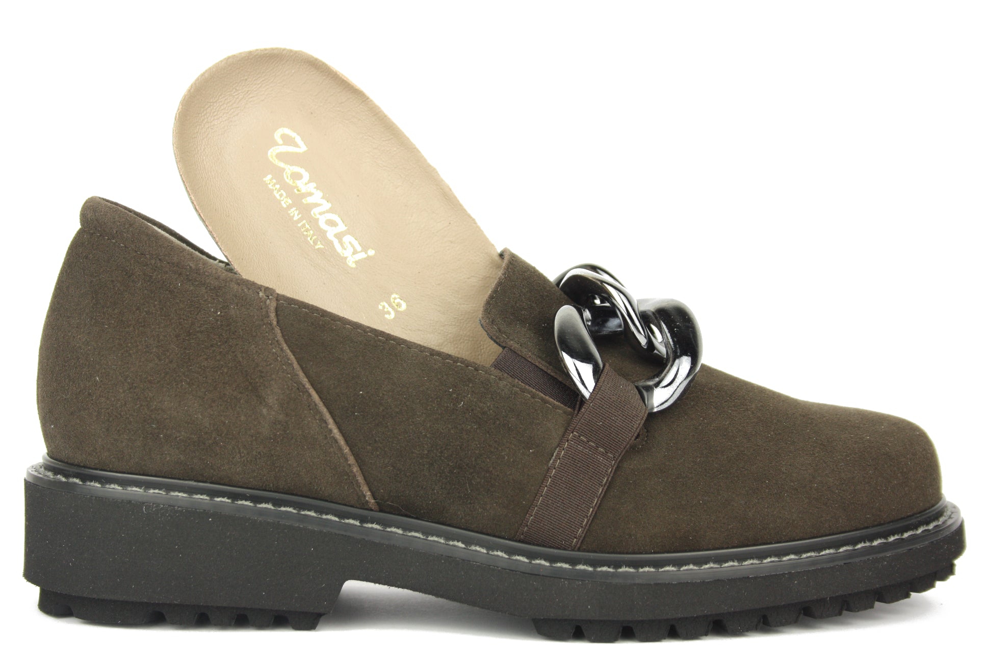 GIRASOLE - N.ALMA MARRON MOCASSINO DONNA