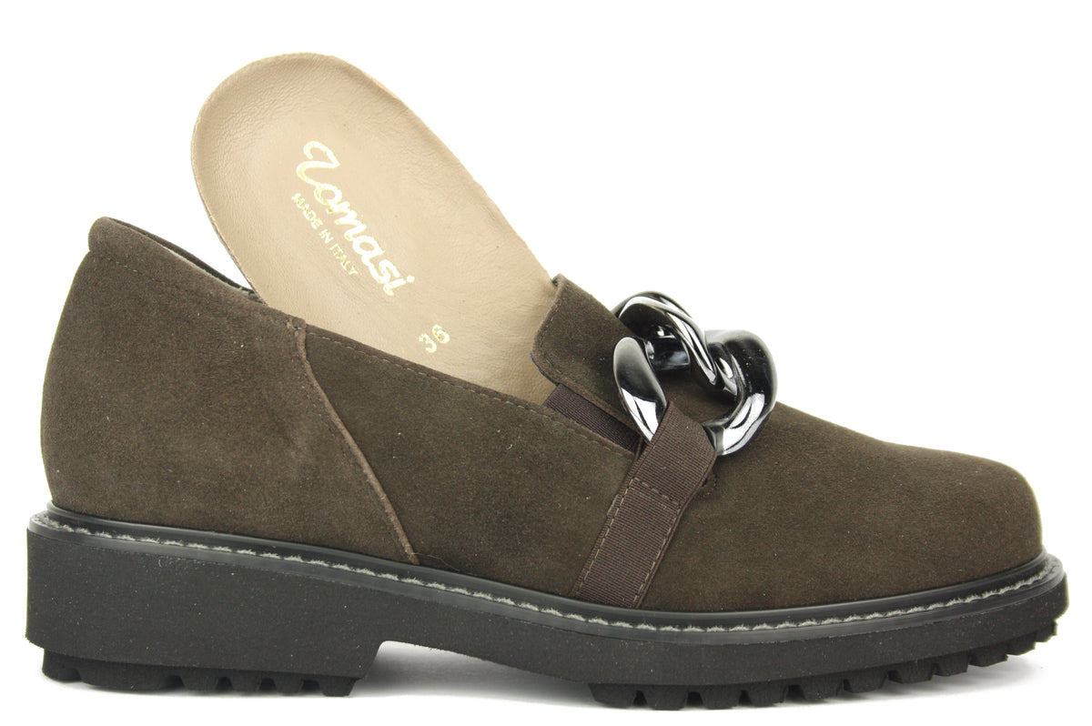 GIRASOLE - N.ALMA MARRON MOCASSINO DONNA