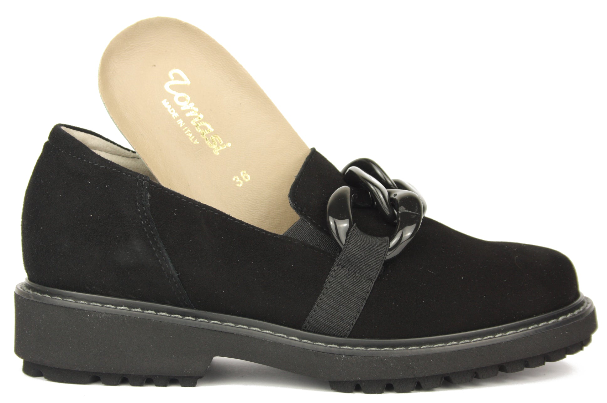 GIRASOLE - N.ALMA NERO MOCASSINO DONNA