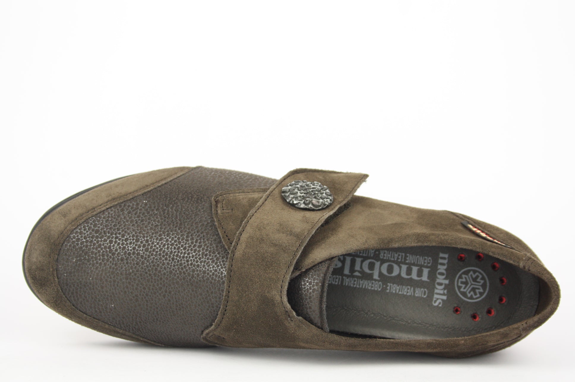 BRANDA MARRON CHIUSURA A STRAPPO DONNA