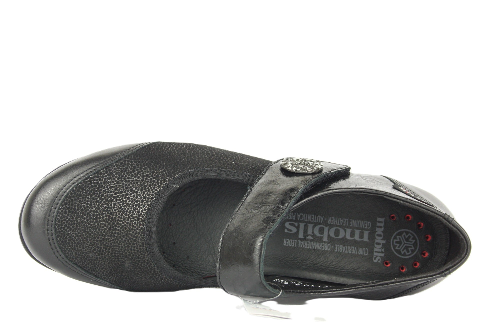 BATHILDA MOBILS NERO CINTURINO DONNA
