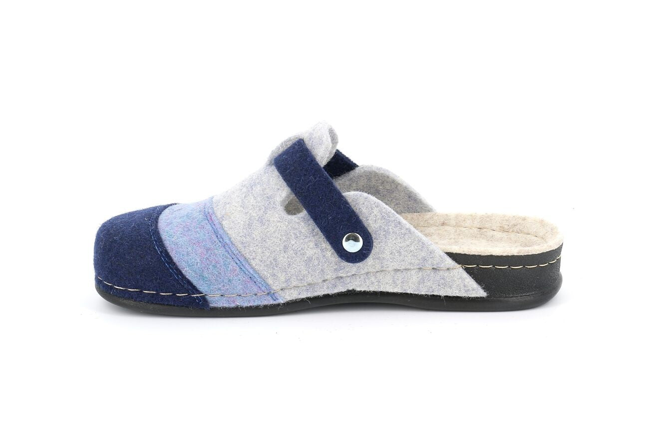 REPS CI1866 BLU PANTOFOLA PUNTA CHIUSA PANTOFOLE