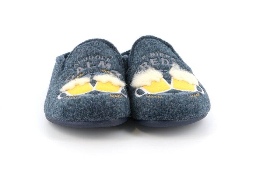LECY CI2573 BLU PANTOFOLA PUNTA CHIUSA PANTOFOLE