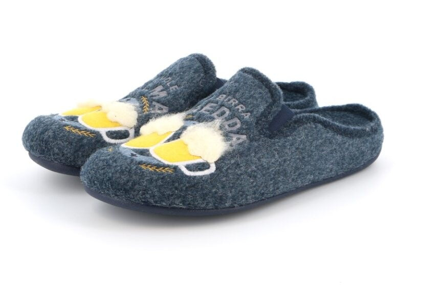 LECY CI2573 BLU PANTOFOLA PUNTA CHIUSA PANTOFOLE