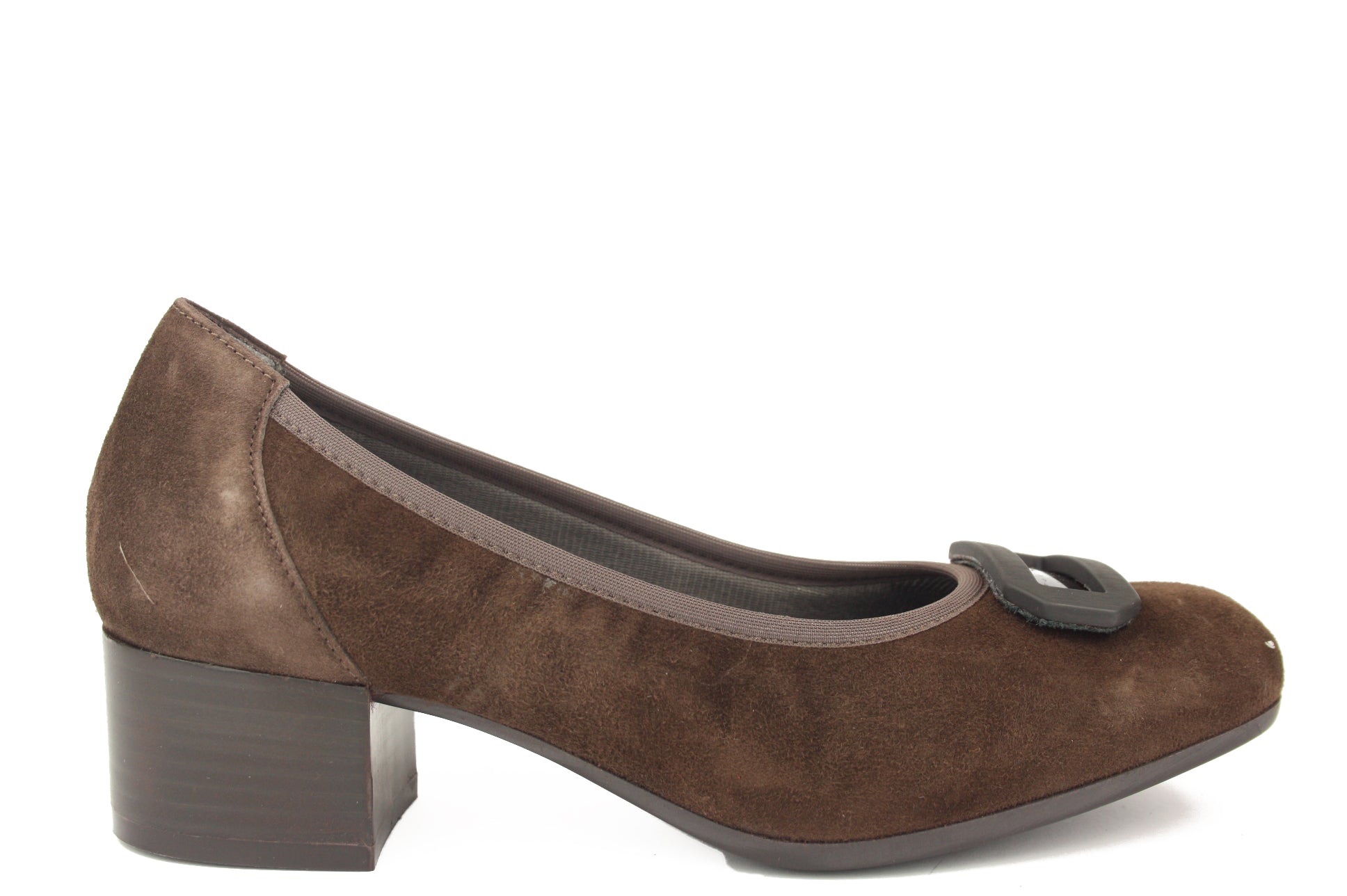 X5318 MARRON DECOLTE DONNA