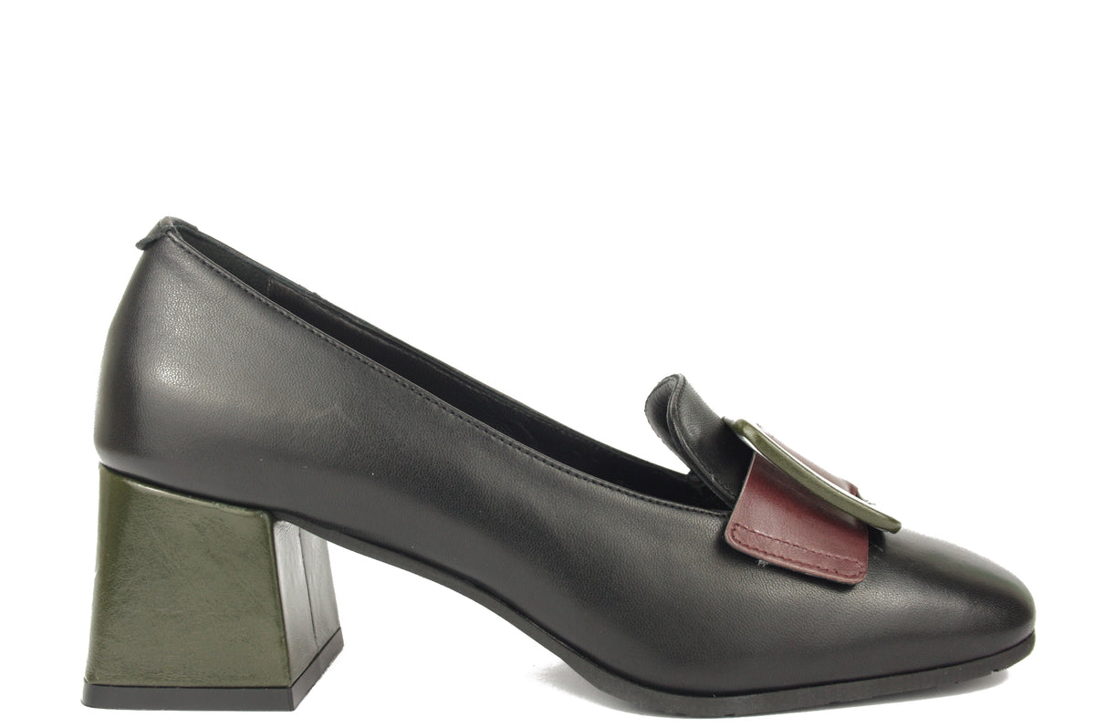 E602 NERO MOCASSINO DONNA