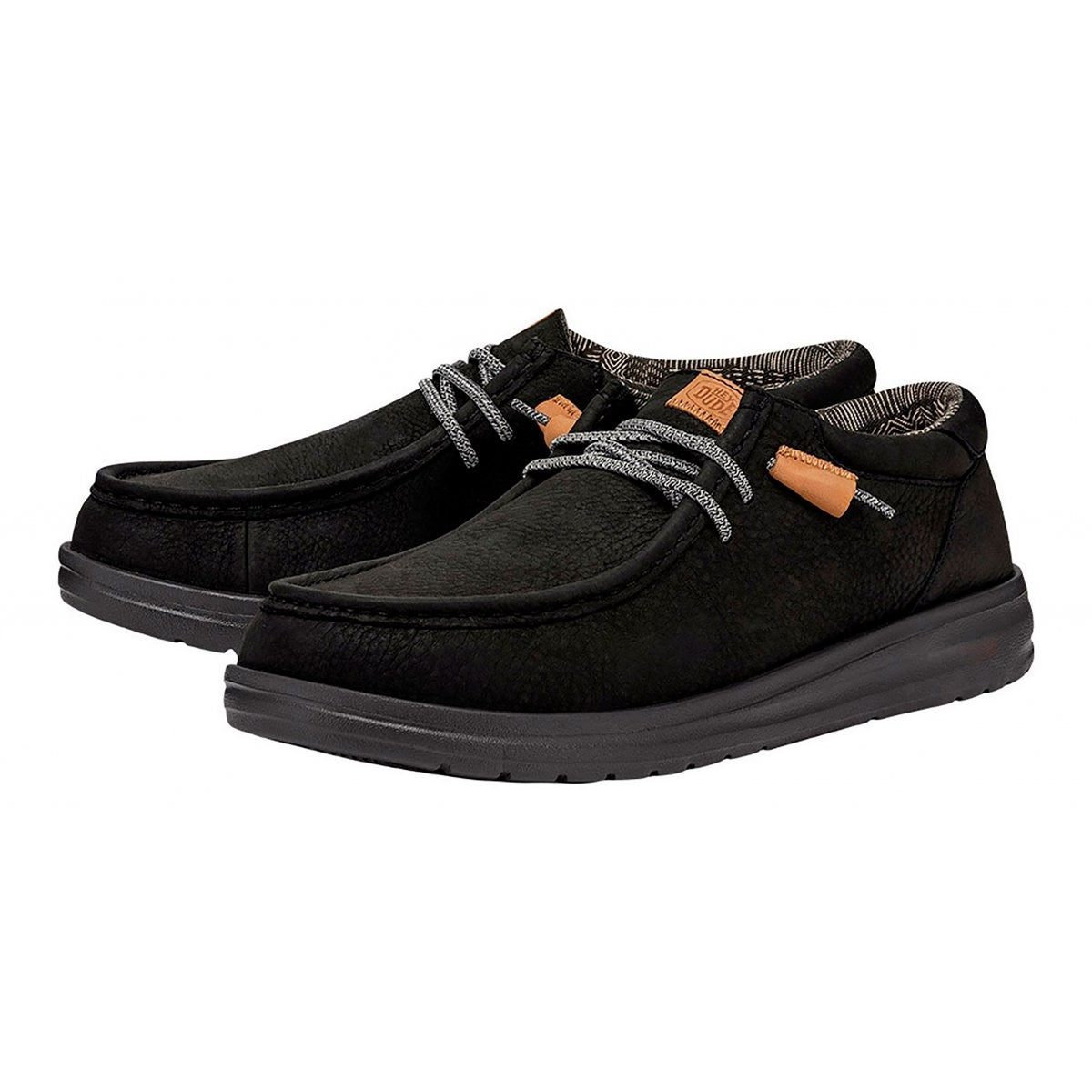 WALLY NERO LACCI UOMO