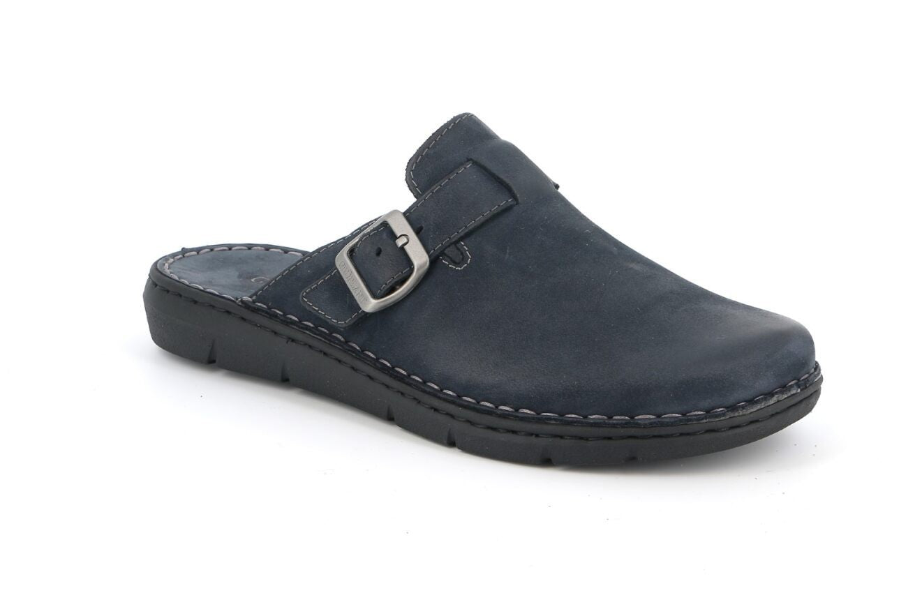 EBRO CI2514 BLU PANTOFOLA PUNTA CHIUSA PANTOFOLE