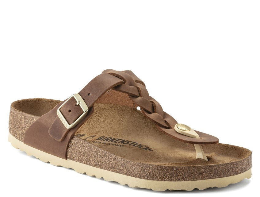 GIZEH BRAIDED COGNAC INFRADITO UNISEX CALZATURE
