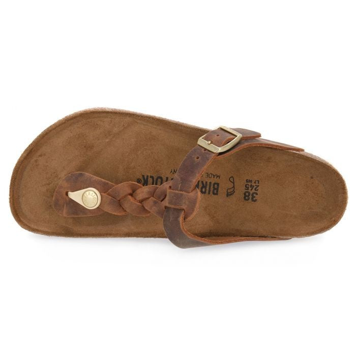 GIZEH BRAIDED COGNAC INFRADITO UNISEX CALZATURE