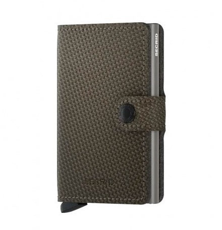 MINIWALLET CARBON KAKI MINI PORTAFOGLO PORTACARD UNISEX ACCESSORI