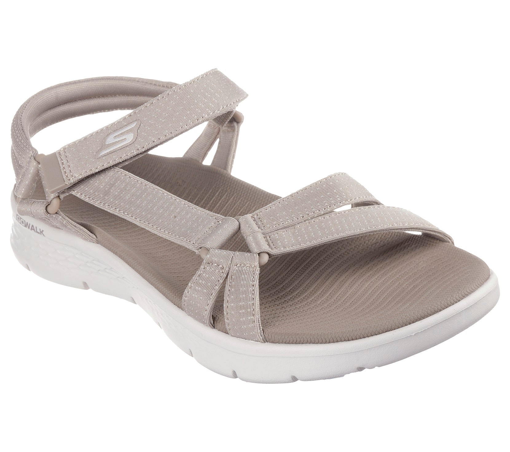 141451 GO WALK FLEX TAUPE SANDALO DONNA